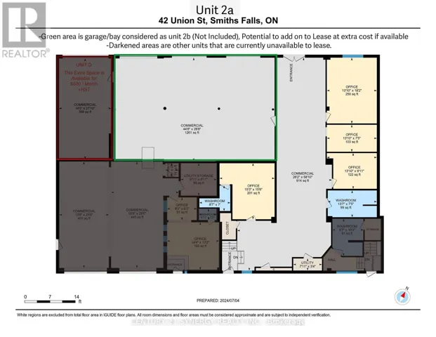 UNIT 2A - 42 UNION STREET, Smiths Falls, Ontario K7A5C4