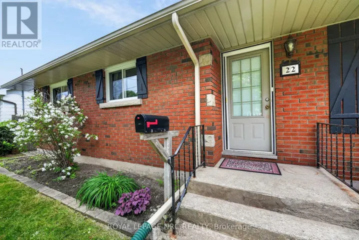 22 MCKENZIE STREET, St. Catharines (Bunting/Linwell), Ontario L2M2N1