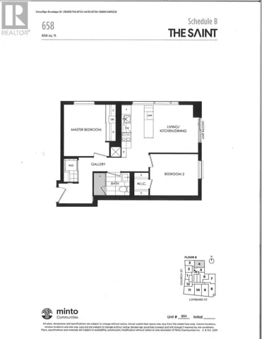 804 - 89 CHURCH STREET, Toronto (Church-Yonge Corridor), Ontario M9N1N4