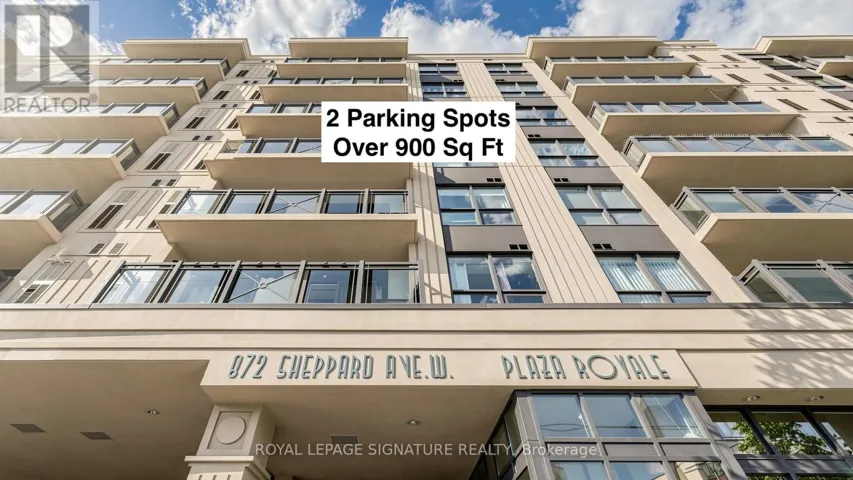 306 - 872 SHEPPARD AVENUE W, Toronto (Clanton Park), Ontario M3H2T5