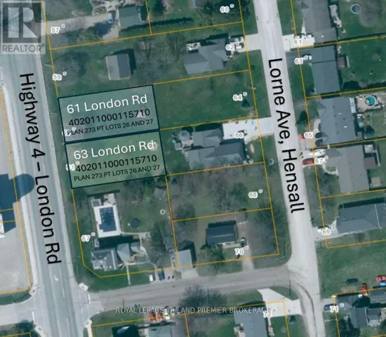 61 LONDON ROAD, Bluewater (Hensall), Ontario N0M1X0