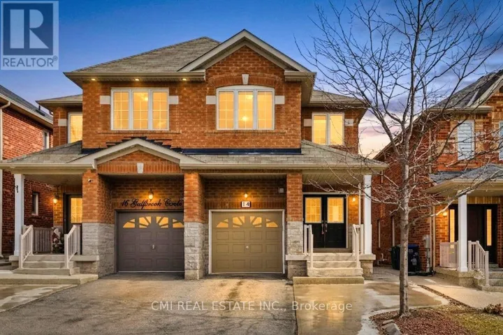 14 GULFBROOK CIRCLE, Brampton (Sandringham-Wellington), Ontario L6Z0B6