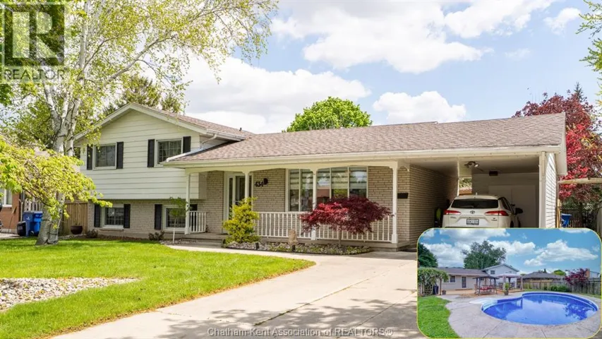 434 Dora DRIVE, Wallaceburg, Ontario N8A2K3