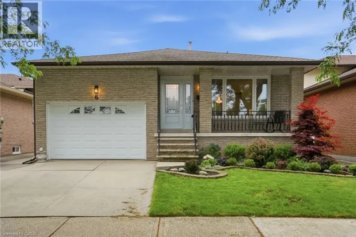 6 ROYCE Avenue, Stoney Creek, Ontario L8G4C8
