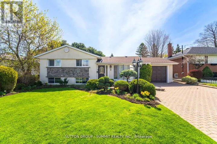 3 DONATA DRIVE, Mississauga (Streetsville), Ontario L5M1T2