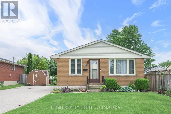 14 RAVEN AVENUE, St. Thomas, Ontario N5R5L1