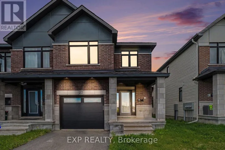 27 MOOSONEE CRESCENT, Ottawa, Ontario K4M0L9