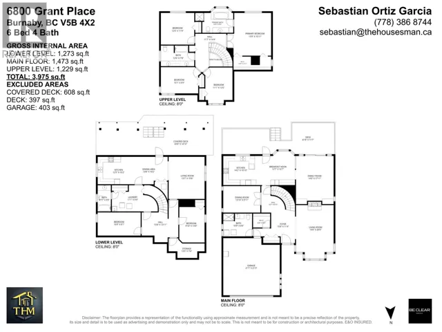 6800 GRANT PLACE, Burnaby, British Columbia V5B4X2