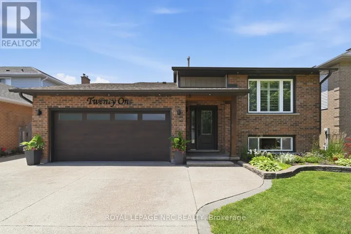 21 CONSIGLIA DRIVE, St. Catharines (Rykert/Vansickle), Ontario L2S3L1