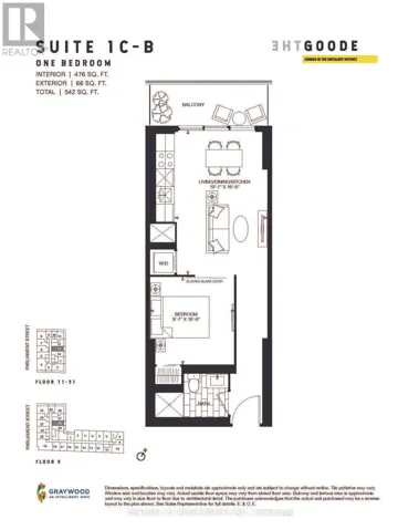 1813 - 35 PARLIAMENT STREET, Toronto (Waterfront Communities), Ontario M5A0Z5