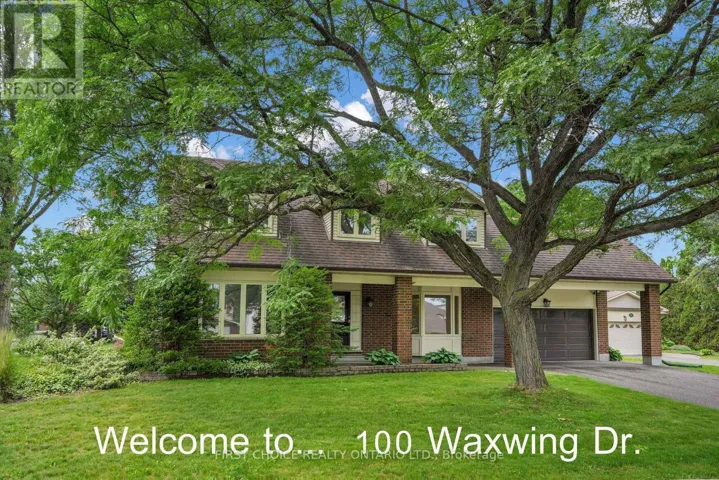 100 WAXWING DRIVE, Ottawa, Ontario K1V9H2