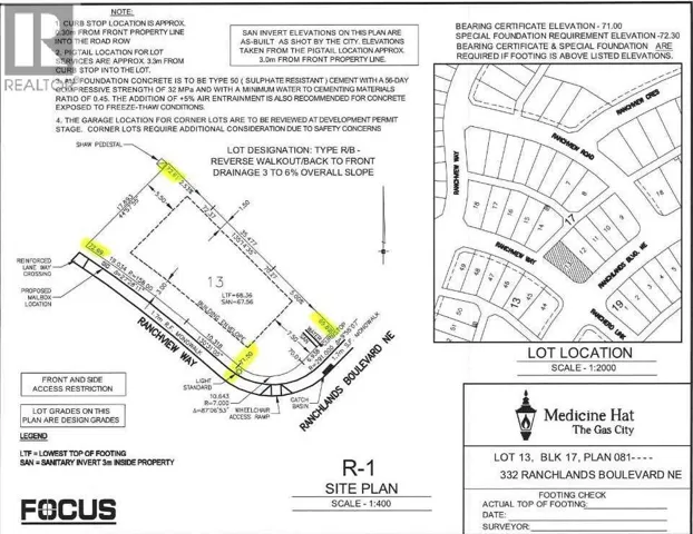 332 Ranchlands Boulevard NE, Medicine Hat, Alberta T1C0G3