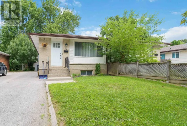 BASEMENT - 12 WALLACE STREET, St. Catharines (Western Hill), Ontario L2S1E9