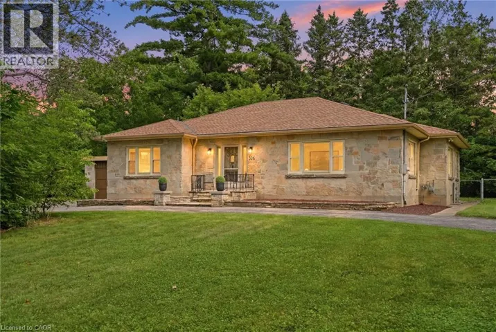 326 OLD BROCK Road, Greensville, Ontario L9H5H6