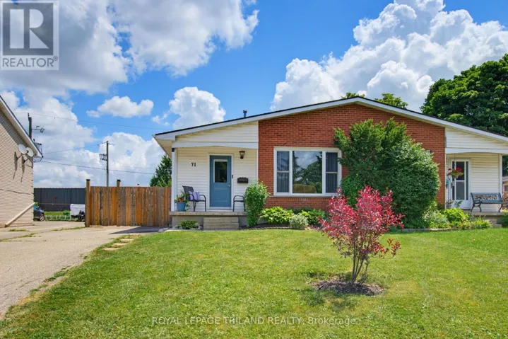 71 JOYCE STREET, St. Thomas, Ontario N5P3M3