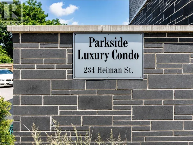 234 HEIMAN Street Unit# 103, Kitchener, Ontario N2M0B6