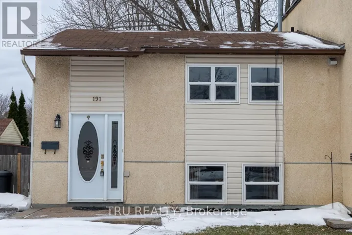 191 CASTLEFRANK ROAD, Ottawa, Ontario K2L1T4
