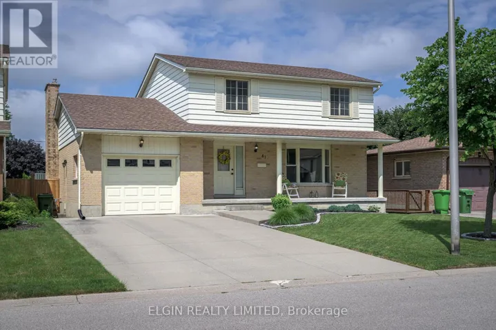 41 LUTON CRESCENT, St. Thomas, Ontario N5R5J9