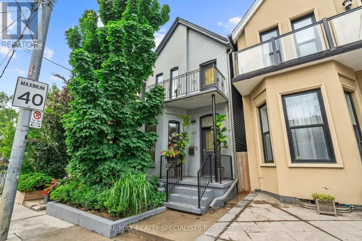 418 OSSINGTON AVENUE, Toronto (Trinity-Bellwoods), Ontario M6J3A7