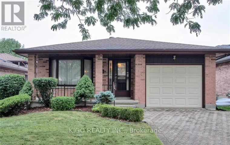15 WYNDHAM CRESCENT, London East (East A), Ontario N5Y5G2