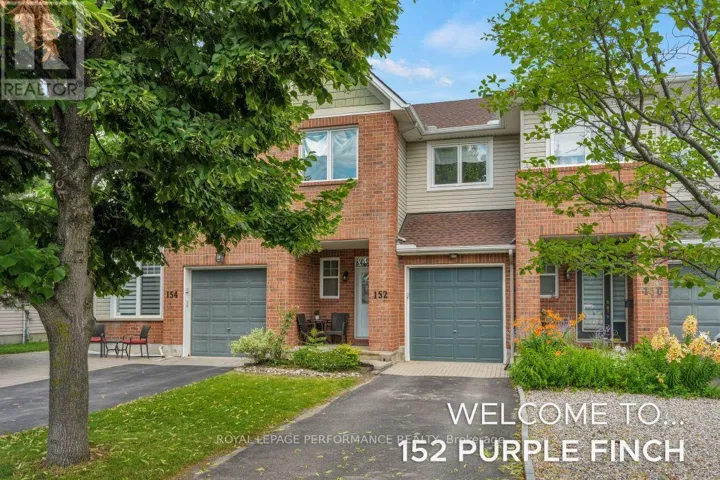 152 PURPLE FINCH CRESCENT, Ottawa, Ontario K1T4G9