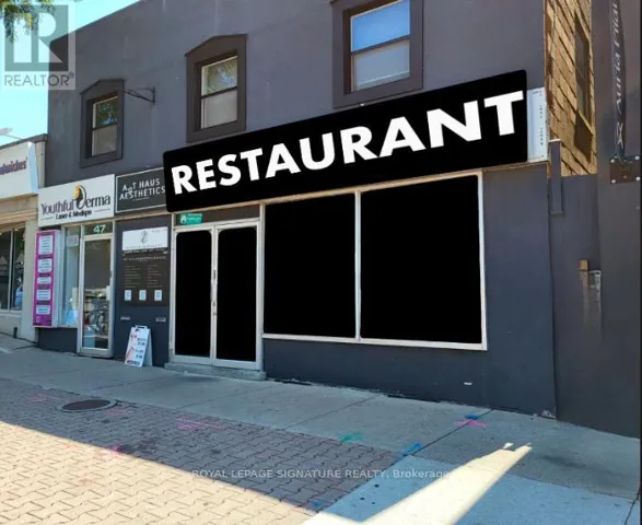47 LAKESHORE ROAD E, Mississauga (Port Credit), Ontario L5G1C9