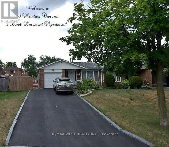 43 MONTJOY CRESCENT, Brampton (Central Park), Ontario L6S3E6
