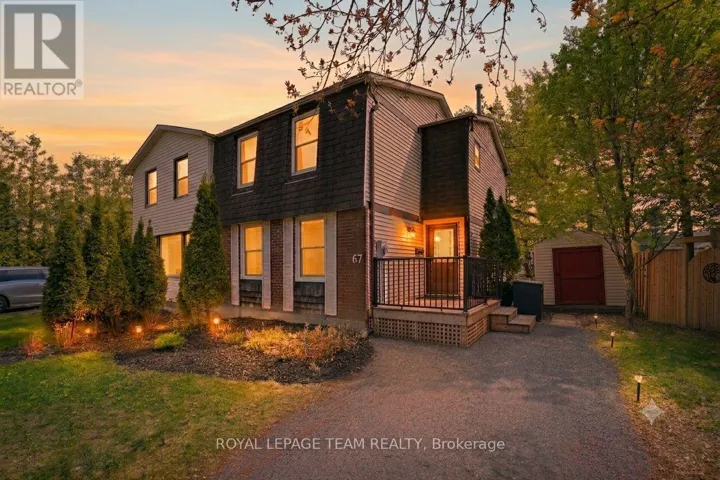 67 CASTLEFRANK ROAD, Ottawa, Ontario K2L2E6