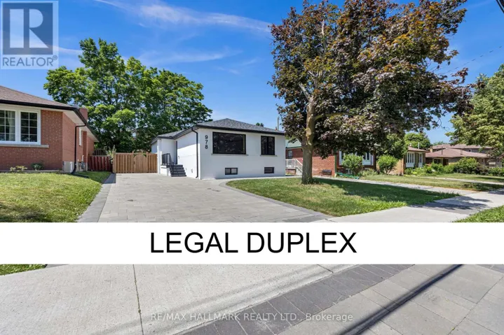 978 MIDLAND AVENUE, Toronto (Eglinton East), Ontario M1K4G6