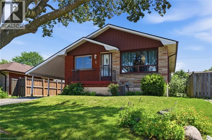 6 BEACONSFIELD Drive, Hamilton, Ontario L8T2W8
