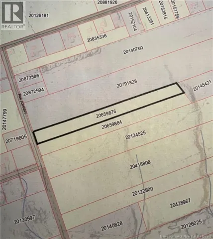 9.7 acres rue Johnny, Tracadie, New Brunswick E1X2B4