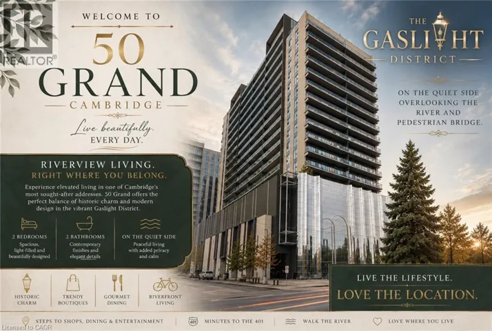 50 GRAND Avenue S Unit# 713, Cambridge, Ontario N1S0C2