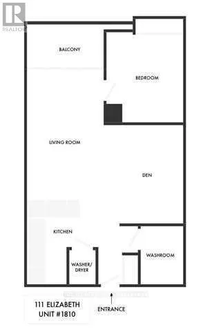 1810 - 111 ELIZABETH STREET, Toronto (Bay Street Corridor), Ontario M5G1P7