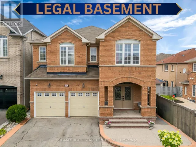 20 SPARHILL STREET, Brampton (Sandringham-Wellington), Ontario L6R0P1