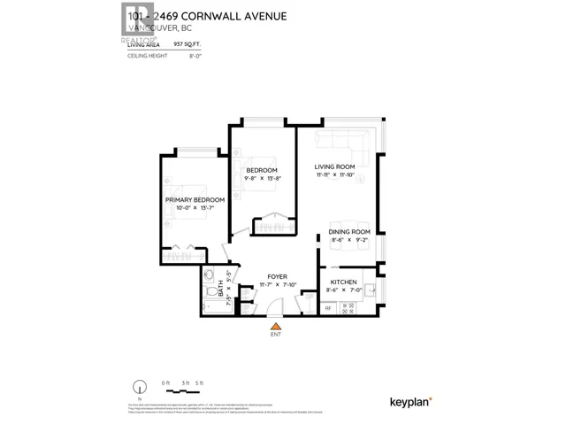 101 2469 CORNWALL AVENUE, Vancouver, British Columbia V6K1B9