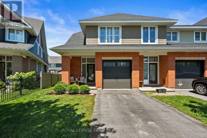 547 KILSPINDIE RIDGE, Ottawa, Ontario K2J6A2