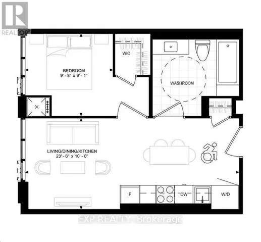 1619 - 400 KING STREET W, Toronto (Waterfront Communities), Ontario M5V0X8