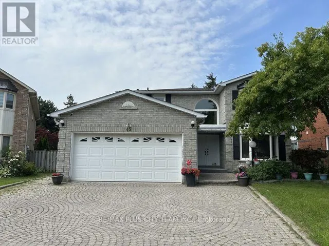 BSMT - 45 JIMSTON DRIVE, Markham (Milliken Mills East), Ontario L3R6R7