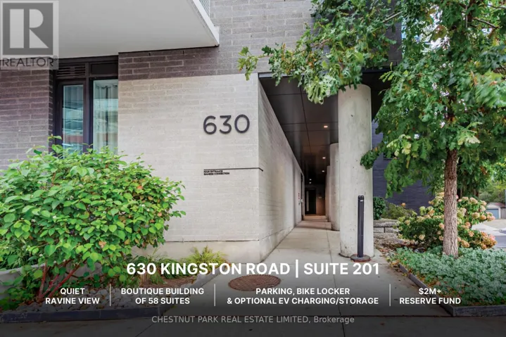 201 - 630 KINGSTON ROAD, Toronto (The Beaches), Ontario M4E0B7