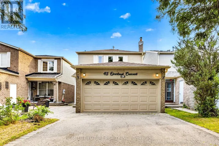 45 OVERLORD CRESCENT, Toronto (Malvern), Ontario M1B4P6