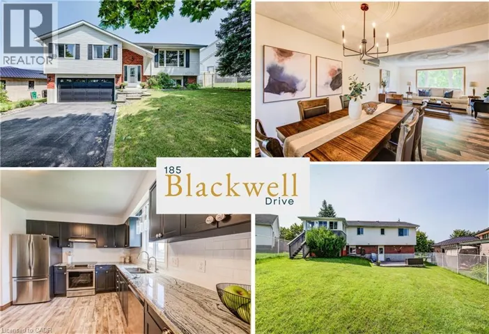 185 BLACKWELL Drive, Kitchener, Ontario N2N2S2