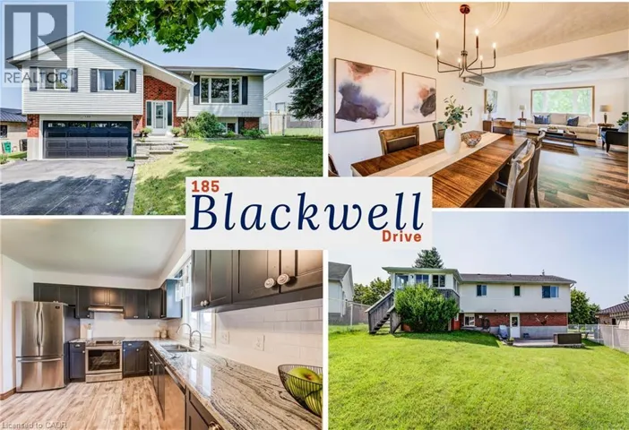 185 BLACKWELL Drive, Kitchener, Ontario N2N2S2