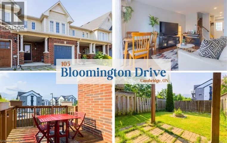 105 BLOOMINGTON Drive, Cambridge, Ontario N1P1J6