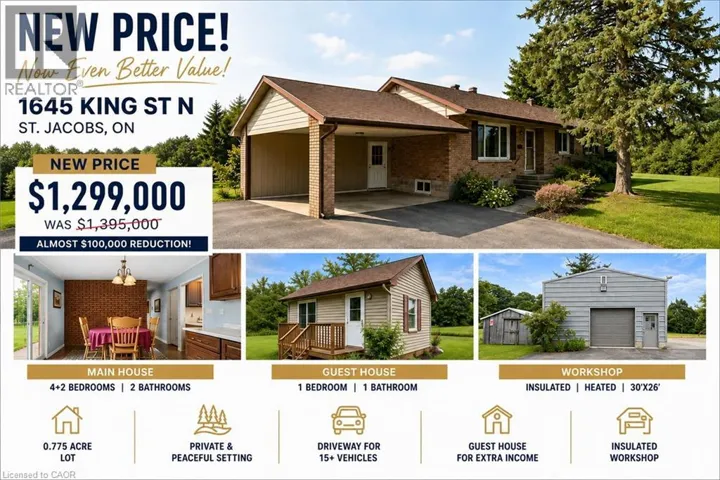 1645 N KING Street, St. Jacobs, Ontario N0B2N0