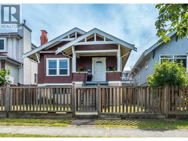 4476 BEATRICE STREET, Vancouver, British Columbia V5N4J2