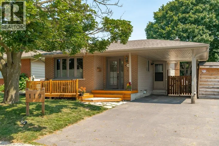 119 MILLWOOD Crescent, Kitchener, Ontario N2P1R4