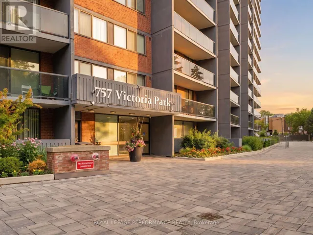 1002 - 757 VICTORIA PK AVENUE, Toronto (Oakridge), Ontario M4C5N8
