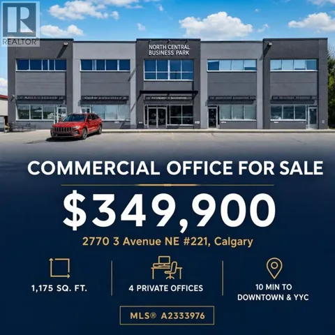 221, 2770 3 Avenue NE, Calgary, Alberta T2A2L5