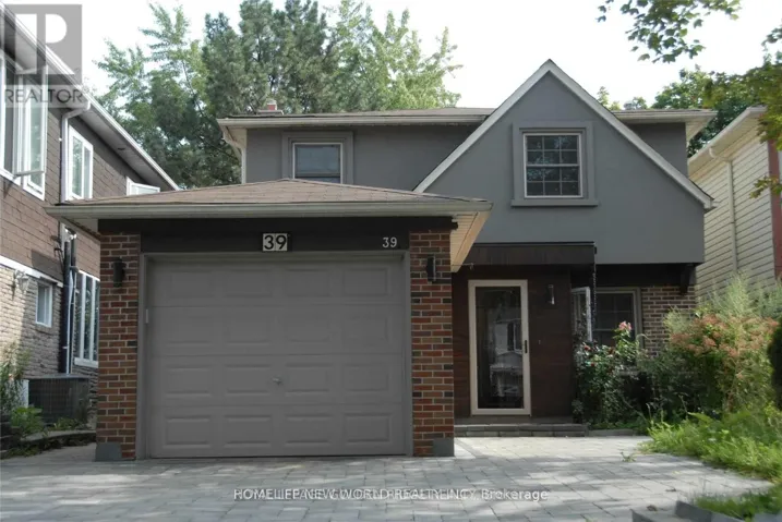 BSMT - 39 ABERFELDY CRESCENT, Markham (German Mills), Ontario L3T4C1