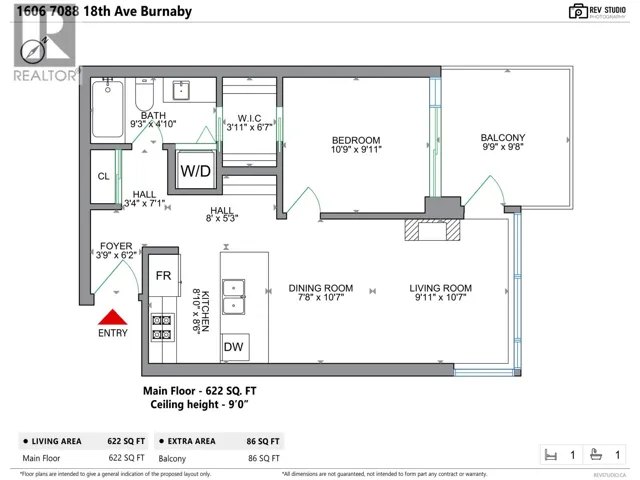 1606 7088 18TH AVENUE, Burnaby, British Columbia V3N0A2